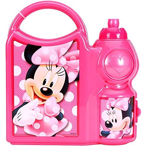 Joy Toy Jausenbox met sportfles "Minnie" 400 ml