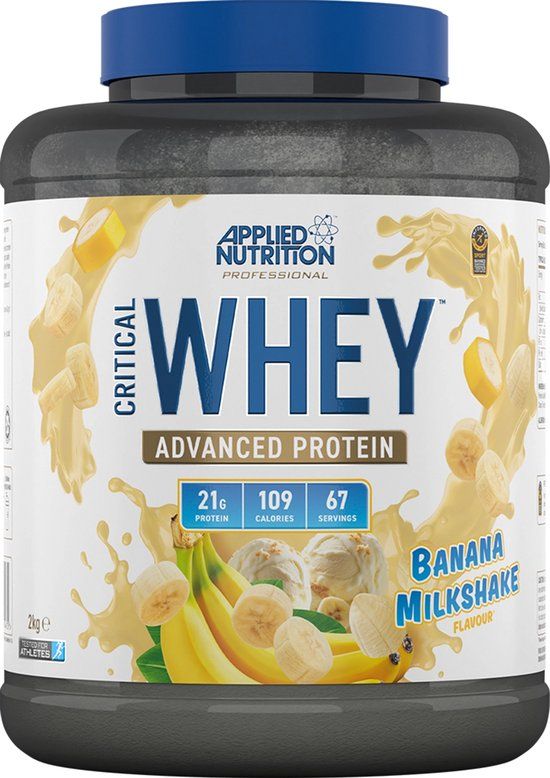 Applied Nutrition Critical Whey Protein Poeder - 2000 g - Banaan