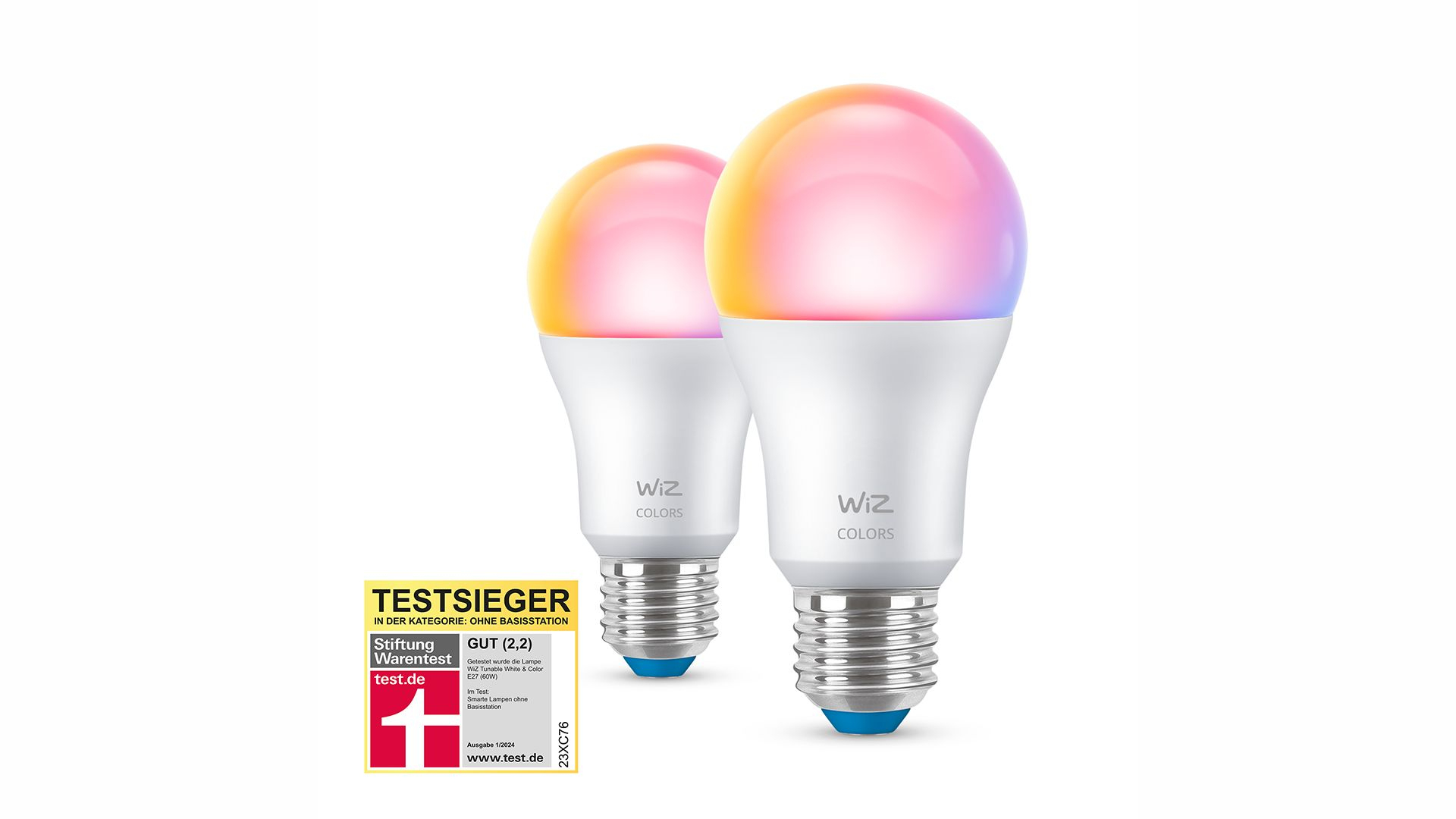 WiZ Lamp 60W A60 E27 x2