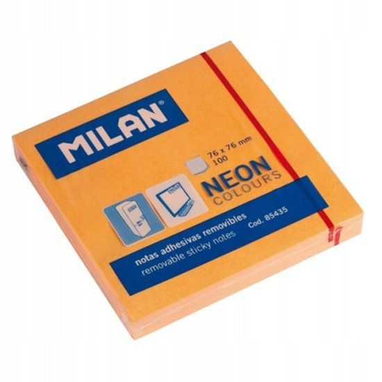Milan Oranje Post-it Notities 76x76mm - 100 Vel