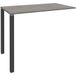 Table haute Gaya 2 pieds L120xH105xP60 cm