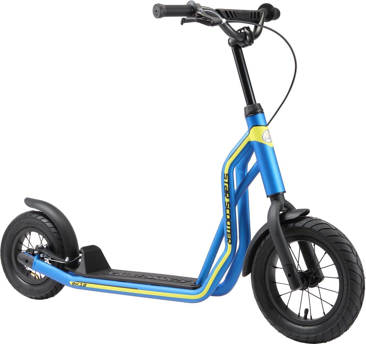 STAR SCOOTER Autoped - 12 inch + 10 inch - Blauw
