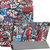 3-Vouw Apple 3-Vouw sleepcover hoes - Geschikt voor iPad Pro 11 inch (2020) - Graffiti