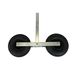 D&W The Motion Corporation Vaste steun 40 x 40 x 400 mm met 2 luchtrollen