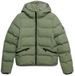 Superdry Gevoerde City Jas met Capuchon Dames Polyester Licht Khaki Groen