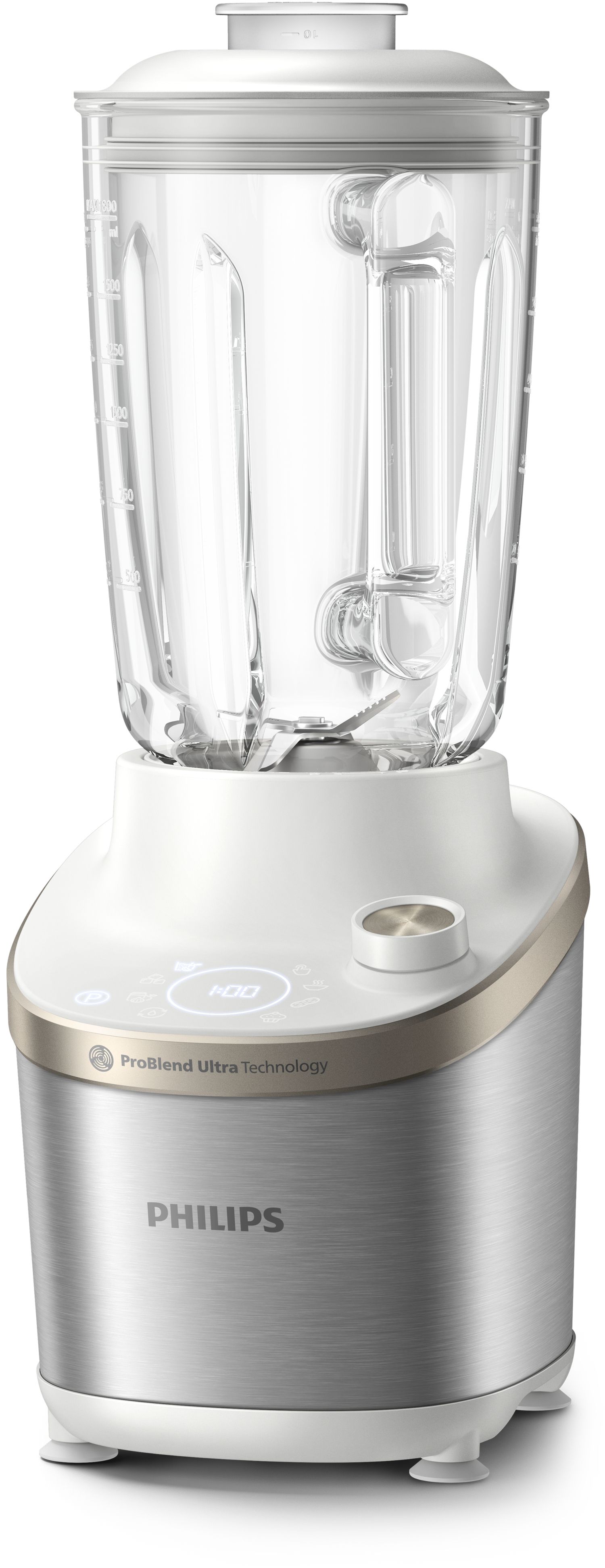 Philips 7000 series HR3760/01 Blender voor op aanrecht - 1500W - RVS, Wit
