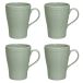 Scandi Living Tasse Dots 35cl Lot de 4 Vert
