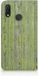 B2Ctelecom Huawei P Smart Plus Book Wallet Case Green Wood