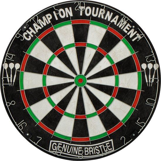 Abbey Darts Dartbord Sisal - Classic - 45 cm - 52AQ-ZRG-Uni