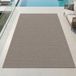 Tapis Taupe Aspect tressé 160x230cm