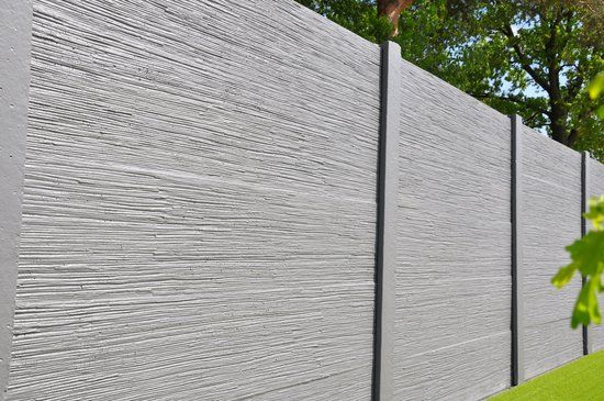Intergard Beton schutting Linestone enkelzijdig 200x200cm
