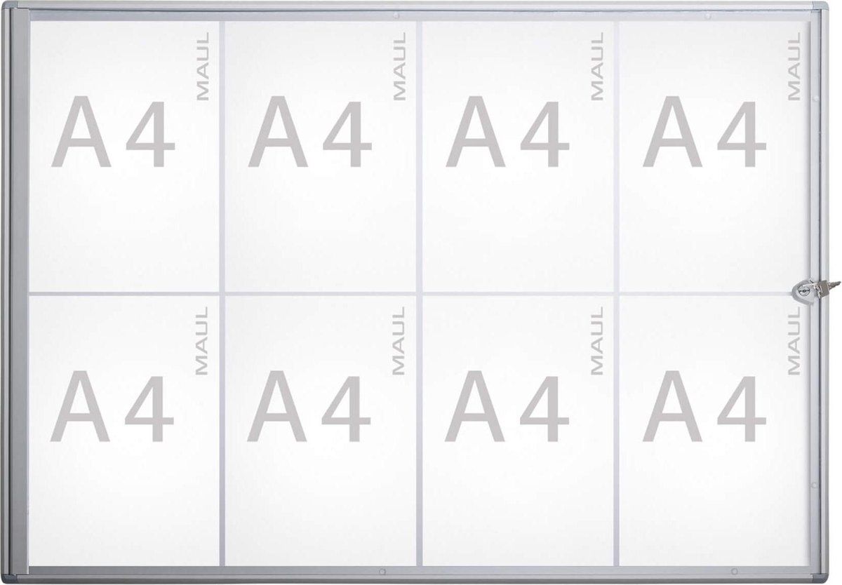 MAUL Vitrine extraslim, formaat 8 x A4