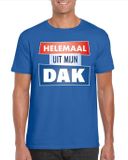 Bellatio Decorations Shoppartners Bv Blauw Helemaal uit mijn dak t-shirt voor heren - Party t-shirts XXL