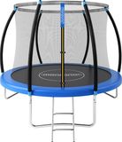 Monzana Trampoline - 244cm Incl Veiligheidsnet Rand Lader - Blauw