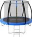 Monzana Trampoline - 244cm Incl Veiligheidsnet Rand Lader - Blauw