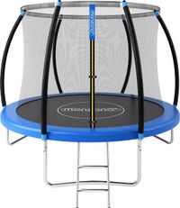 Monzana Trampoline - 244cm Incl Veiligheidsnet Rand Lader - Blauw