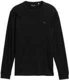 Tom Tailor Chemise basique à manches longues en coton - Taille M - Noir