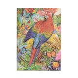 Paperblanks 12-maandenkalender 2024, tropische tuin, verticaal, midi (130 × 180 mm)