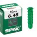 SPAX Type SD Plugs, 50 Pieces - 4100000600457