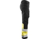 Blåkläder Dames werkbroek High Vis met stretch 7161-1811 - Zwart/High Vis Geel - D19