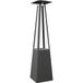 Buitenverwarming Gas Umbrella Staal Zwart 12 KW Set Gasverwarming Buiten