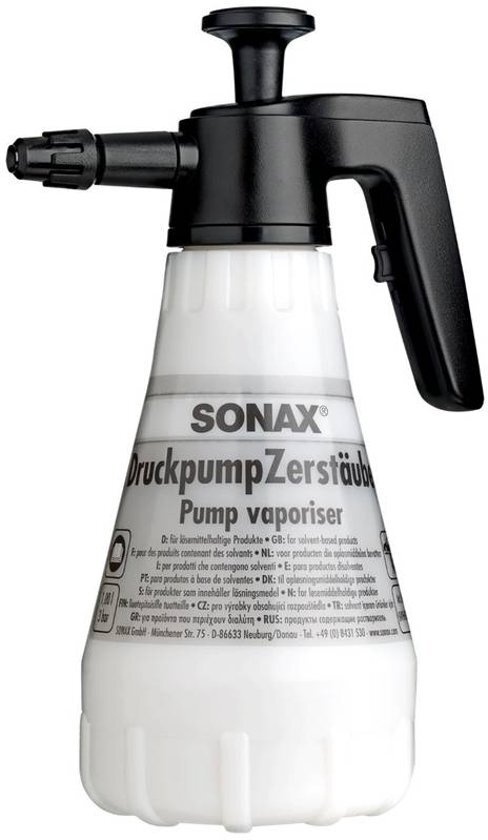 Sonax Pompverstuiver Oplosmiddelbestendig 1,5L