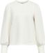 OBJECT Object Objandrea Re L/s O-neck Top Lange mouwen Wit Zand