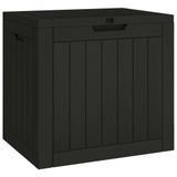 vidaXL Tuinbox - 55,5x43x53 cm - Polypropeen - Zwart