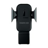 Terratec ChargeAir All Car Actieve houder Mobiele telefoon/Smartphone, Smartwatch Zwart