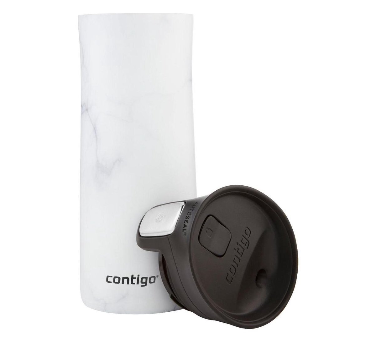 Contigo Pinnacle drinkfles - White marbel - 420ml