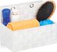 Merkloos Relaxdays Opbergmand Hangend - Kunststof - Wit - 20x25x16,5 cm
