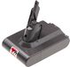 T6 Power Batterie pour Dyson V7 Motorhead, Li-Ion, 21,6 V, 2500 mAh (54 Wh), Gris