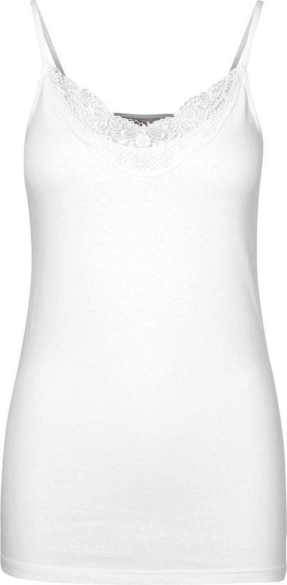 Vero Moda VMINGE Lace Singlet - White - Women's Size M