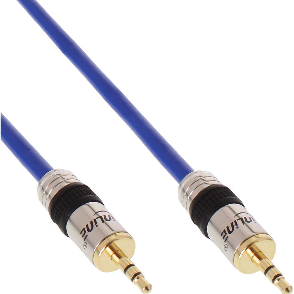 Inline 99950P Audio Cable - 10 m - Blue