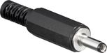 BKL Electronic 072199 Laagspannings-connector Stekker, recht 3 mm 1.1 mm 1 stuk(s)