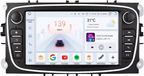 Happiq Autoradio avec Bluetooth et CarPlay – Convient pour Ford Focus, S-Max, Mondeo, Galaxy, C-Max, Kuga – Compatible avec Apple et Android – Stéréo – Navigation – 3Go 32Go – 7