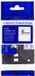 PRINTLINE compatibele tape voor Brother HSe-211, 6 mm, zwarte tekst op witte achtergrond, leerlook