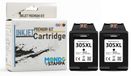 HP 2-pack 305XL Noir Cartouches d'encre recyclées