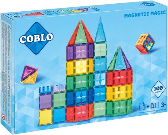 Coblo Classic 100 stuks - Magnetisch speelgoed - 3+ jaar