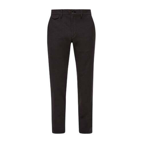 s.Oliver s.Oliver slim fit pantalon met printopdruk antraciet