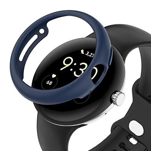 Hijiawee Google Pixel Watch Case - Navy - Slim Hard PC Sleeve