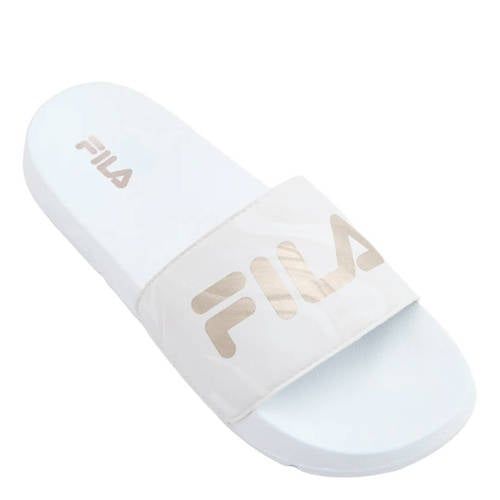 Fila badslippers - wit/goudkleurig