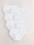 Next - Filles - Lot de 7 culottes en dentelle - Blanc