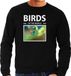 Bellatio Decorations Shoppartners Bv Dieren foto sweater Kolibrie vogel - zwart - heren - birds of the world - cadeau trui vogel liefhebber XL