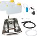 230V Mini-cuisine Kit de maison de jardin Évier 325x265x150mm Marché intégré Voyage