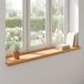 vidaXL - Raamprofielen - 2 stuks - Lichtbruin - 140 x 15 x 2 cm