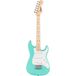 Squier Mini Stratocaster MN White Pickguard Sea Foam Green guitare électrique