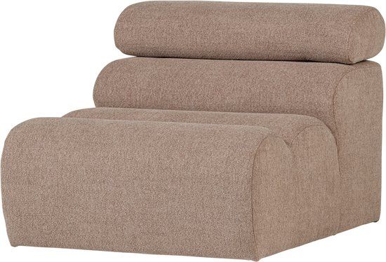 WOOOD Novi 1-Zits Element Bank - Polyester - Taupe - 86x82x113