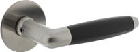 Intersteel Poignée de porte avec rosace adhésive ø55x2 mm inox brossé