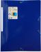 Exacompta 55112E 24-pack marineblauwe polypropyleen A4-mappen met 3 kleppen